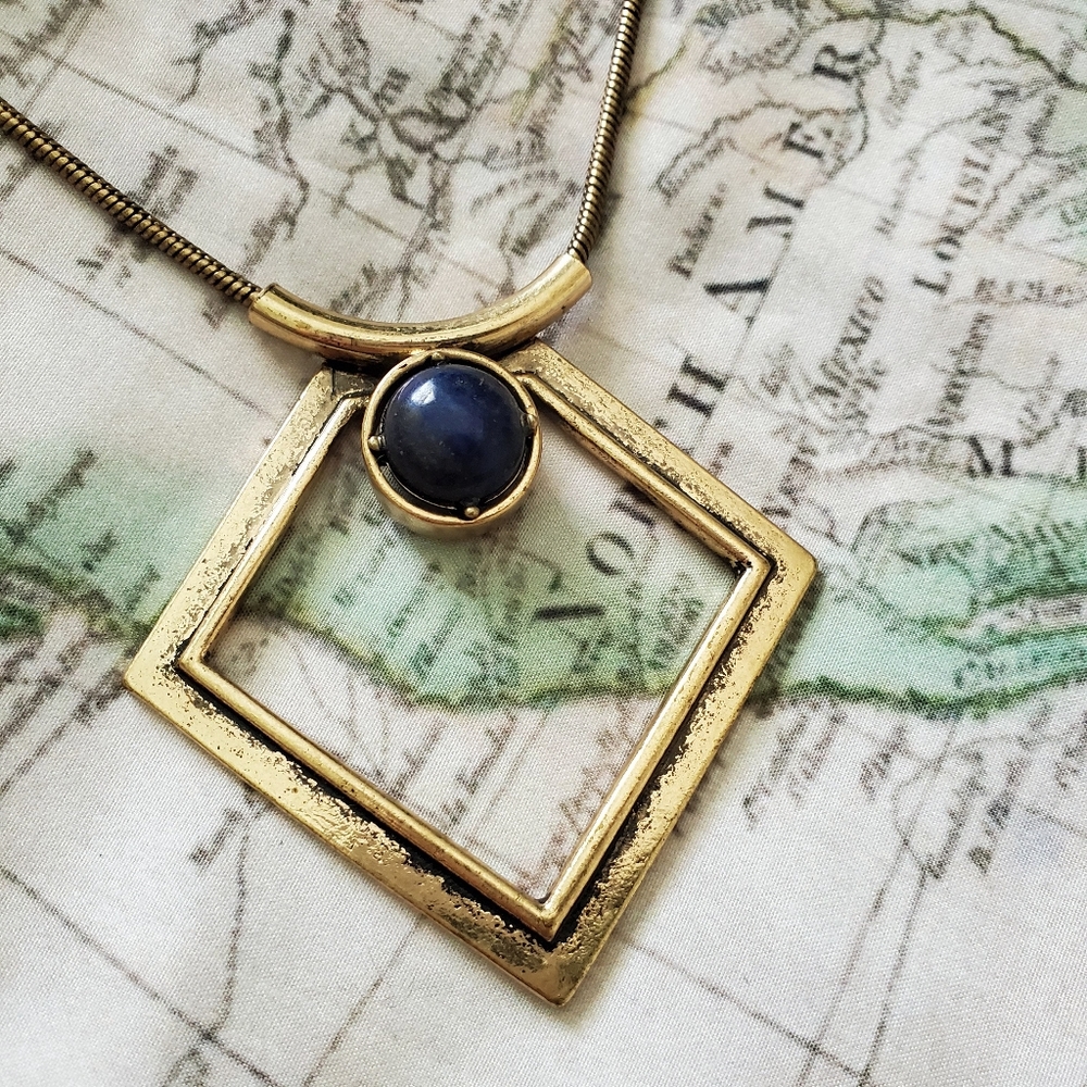 Free People Rhombus Bass Necklace
